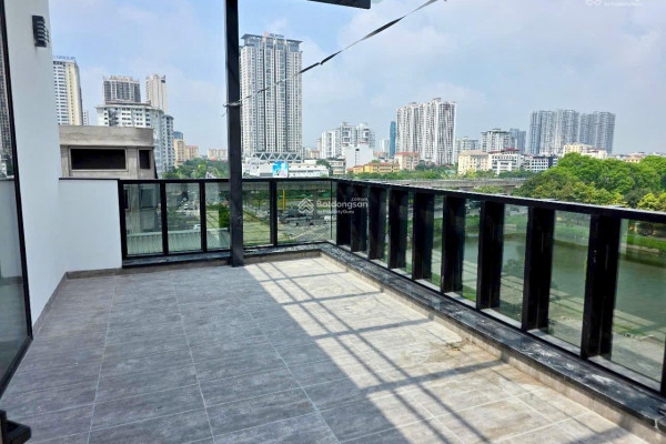 LH 0889127186 Bán Tòa Văn Phòng 8 Tầng Phố Trần Vỹ 75m², MT 6.8m, Hầm Ô Tô, PCCC